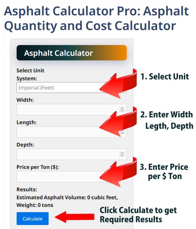 Asphalt Calculator
