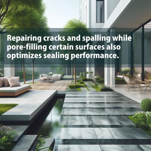 Repairing cracks and spalling