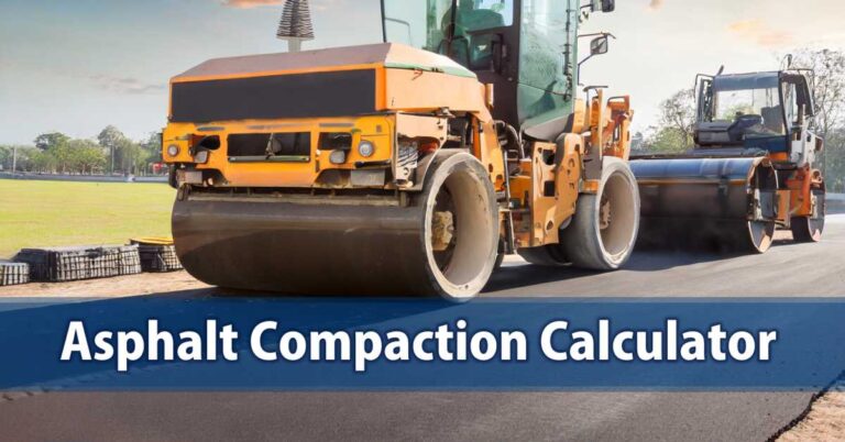 Asphalt Compaction Calculator