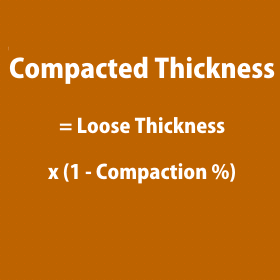 Compacted Thickness
