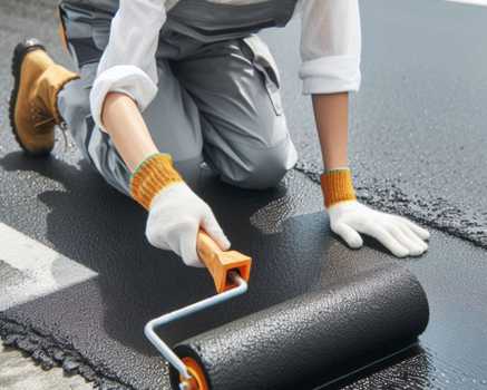 Acrylic sealer for pavement