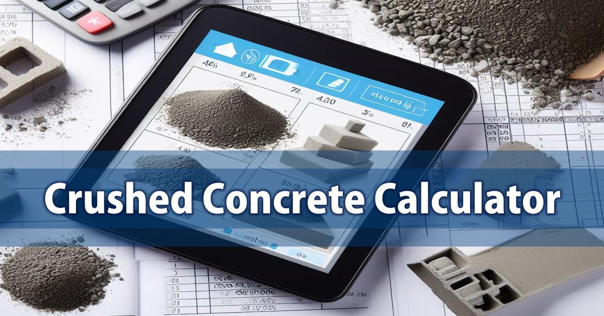 Crushed Concrete Calculator