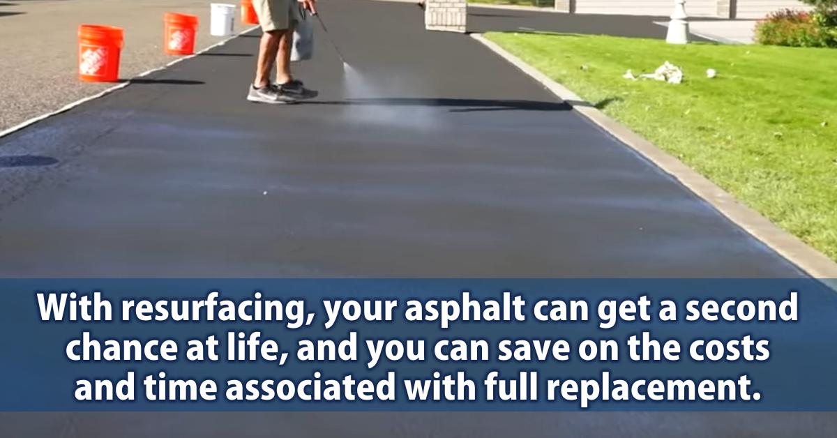 With resurfacing, your asphalt can get a second chance at life, and you can save on the costs and time associated with full replacement.