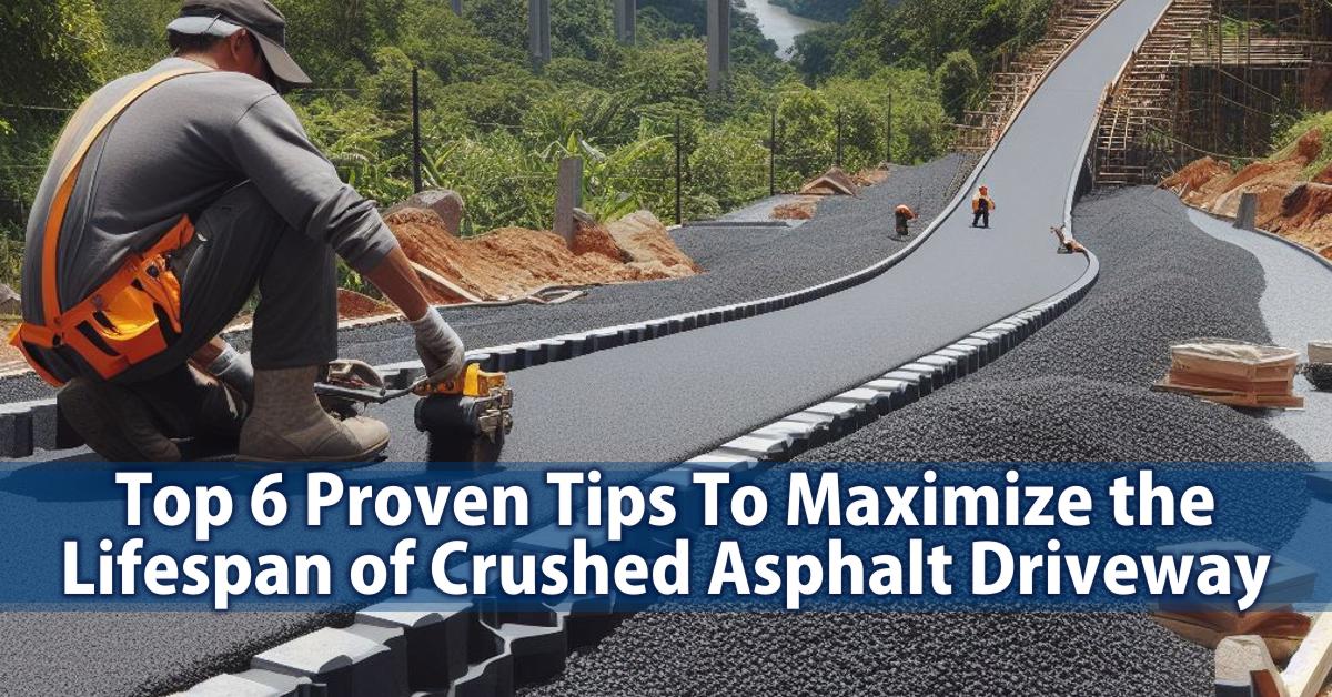 Installing Crushed Asphalt Walkways, Paths and Trails
