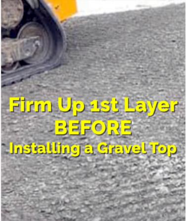 Installing a Gravel Top