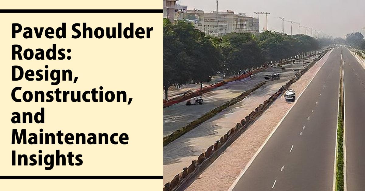 Paved Shoulder Roads: Design, Construction, and Maintenance Insights