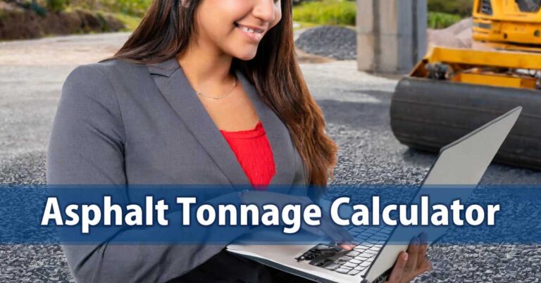 Asphalt Tonnage Calculator