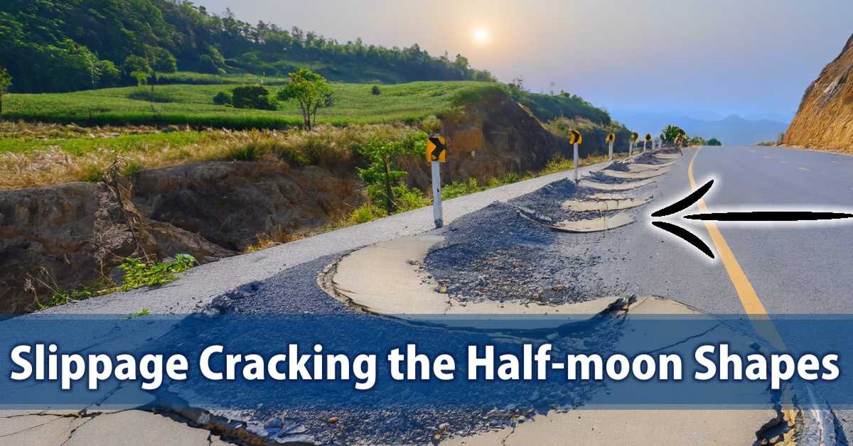Slippage Cracking the Half-moon Shapes