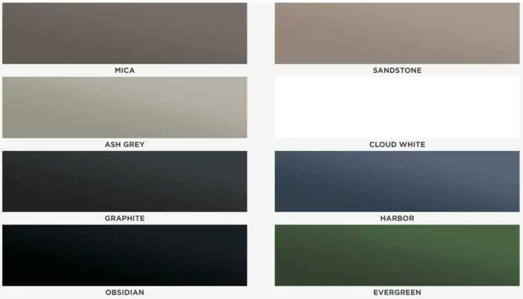 Popular Colors in Fiberglass Asphalt Shingles