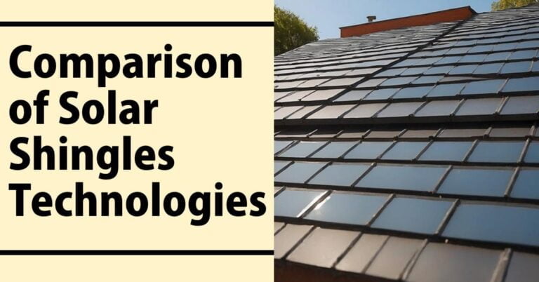 Comparison of Solar Shingles Technologies