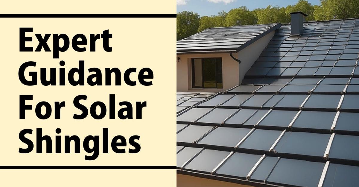 Expert Guidance from Solar Professionals For Solar Shingles