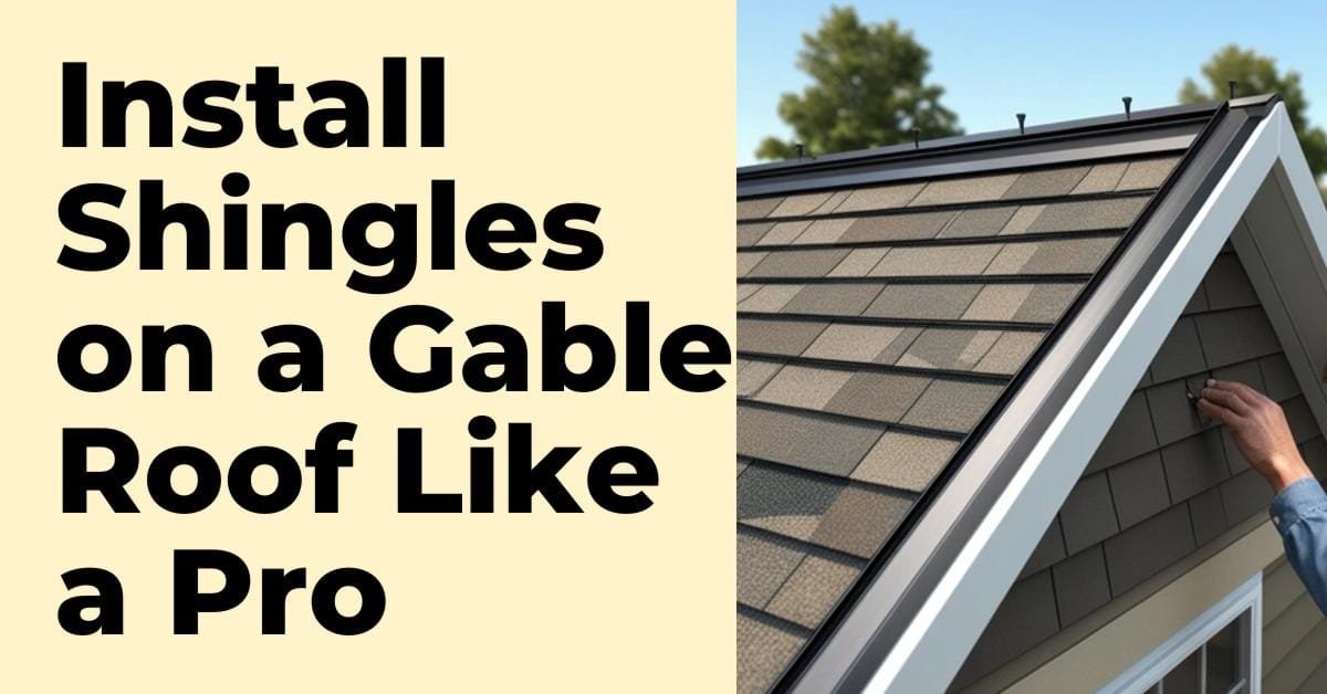 Install Shingles on a Gable Roof Like a Pro