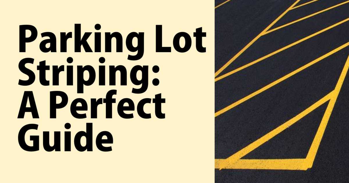 Parking Lot Striping: A Comprehensive Guide by Steve