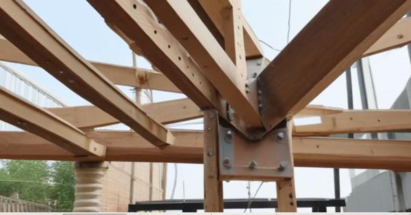 Wood Beam Structure