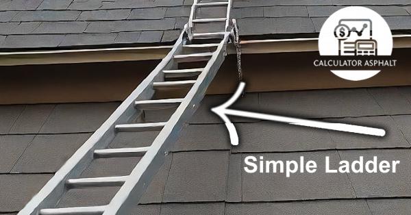 simple ladder to install shingles