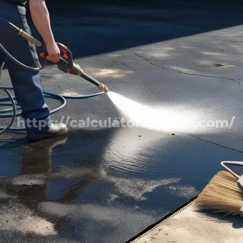 visibly clearing away dirt