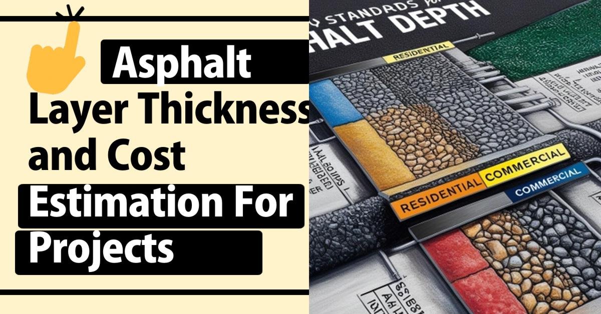 Asphalt Layer Thickness and Cost Estimation For Residential and Commercial Projects