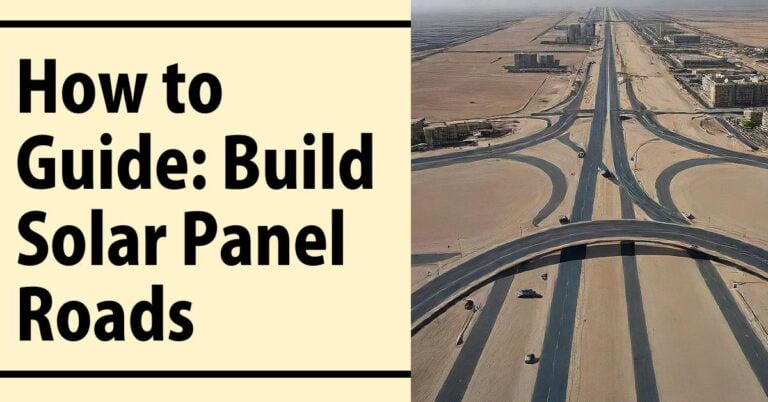 build solar panel roads
