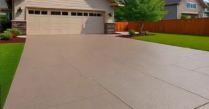 concrete driveway