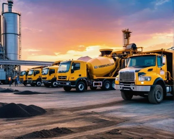 hot mix asphalt being prepared