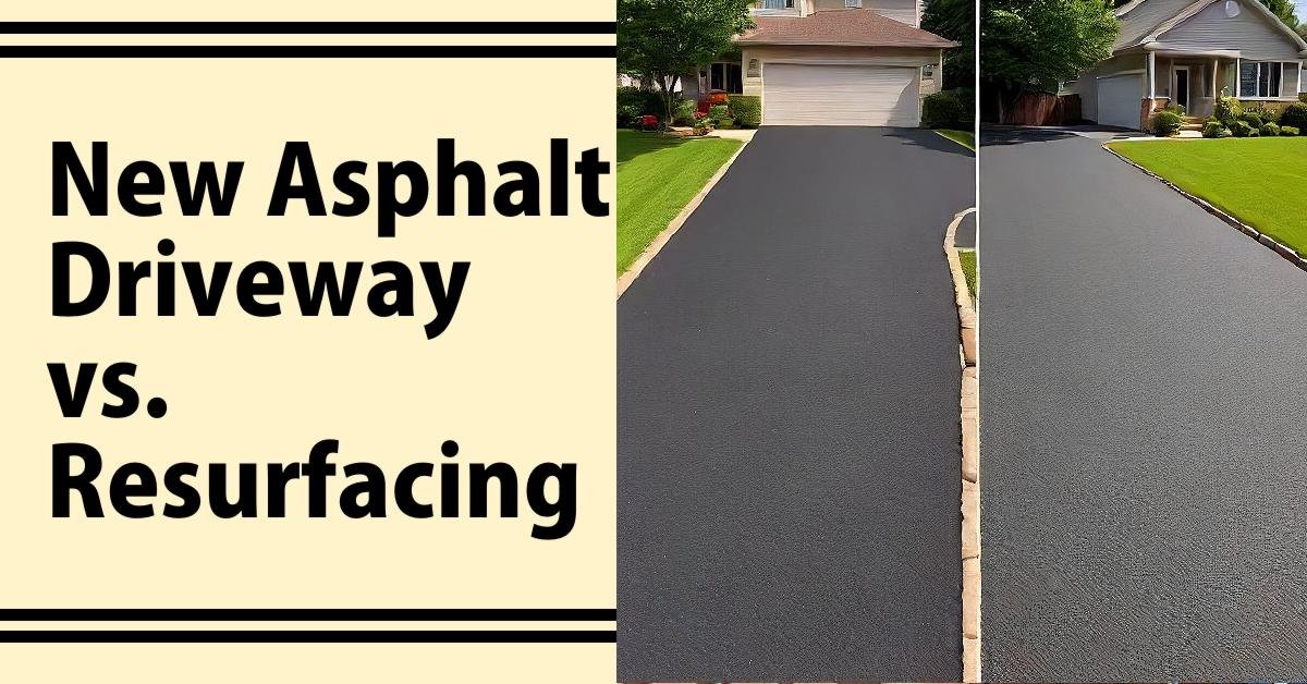 Cost Comparison: New Asphalt Driveway vs. Resurfacing