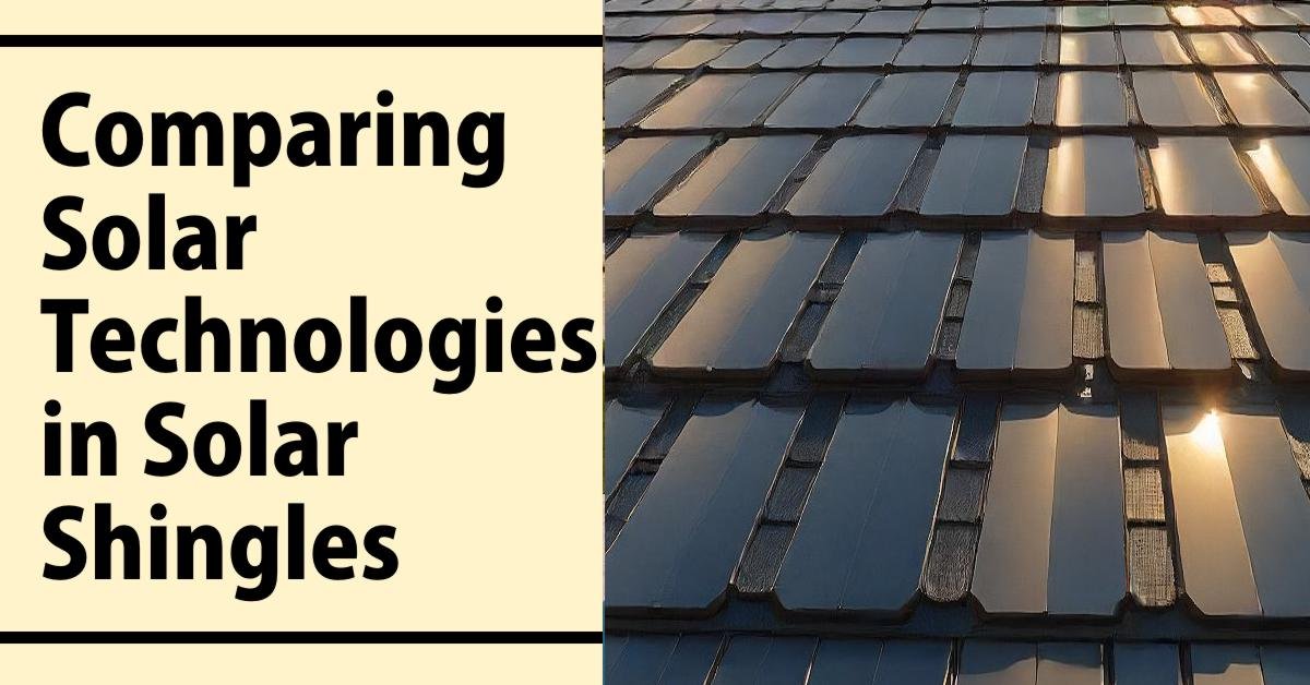 Comparing Solar Technologies in Solar Shingles