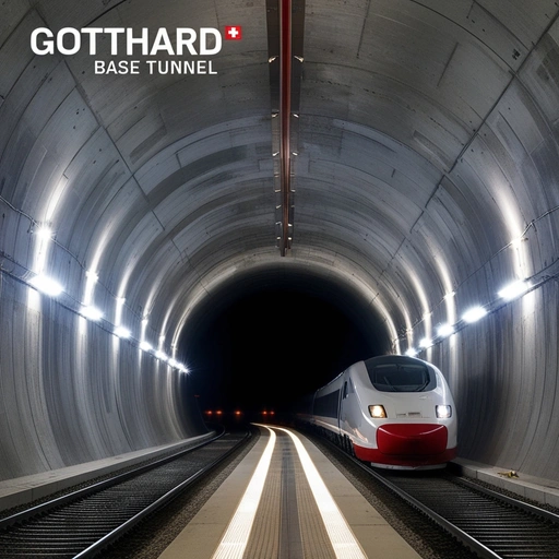 Gotthard Base Tunnel, Switzerland