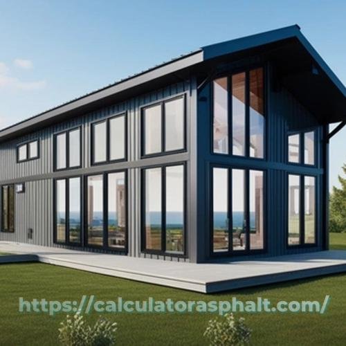 modern steel frame home