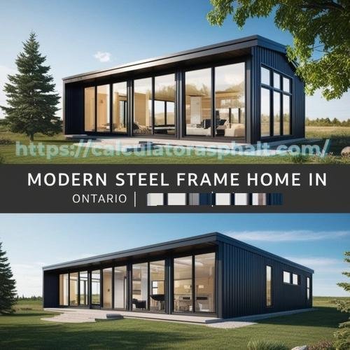 modern steel frame home