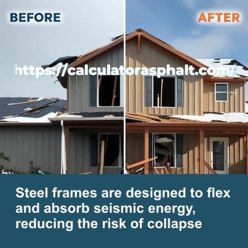 steel frame home standing strong