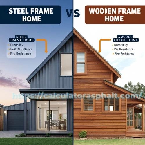 steel frame home vs wooden frame home