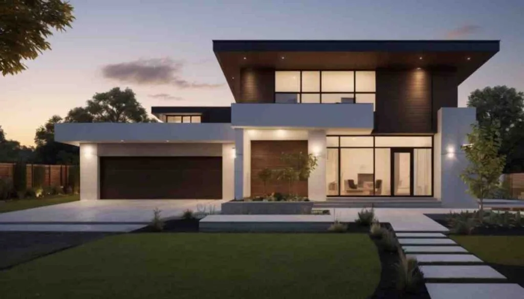Dusk hip roof
