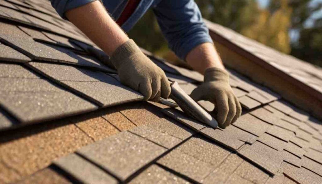 installing starter shingle