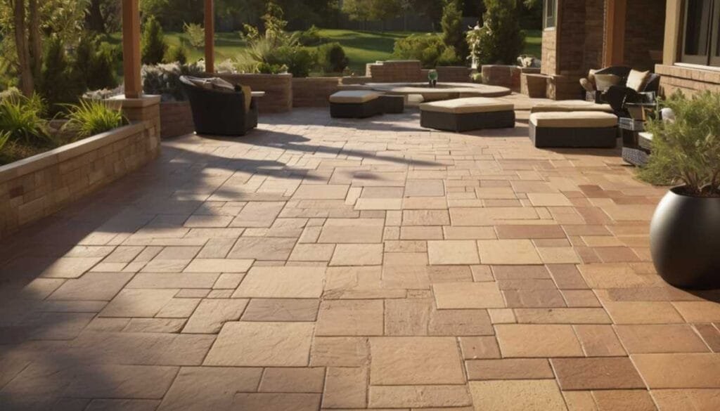 Glossy paver